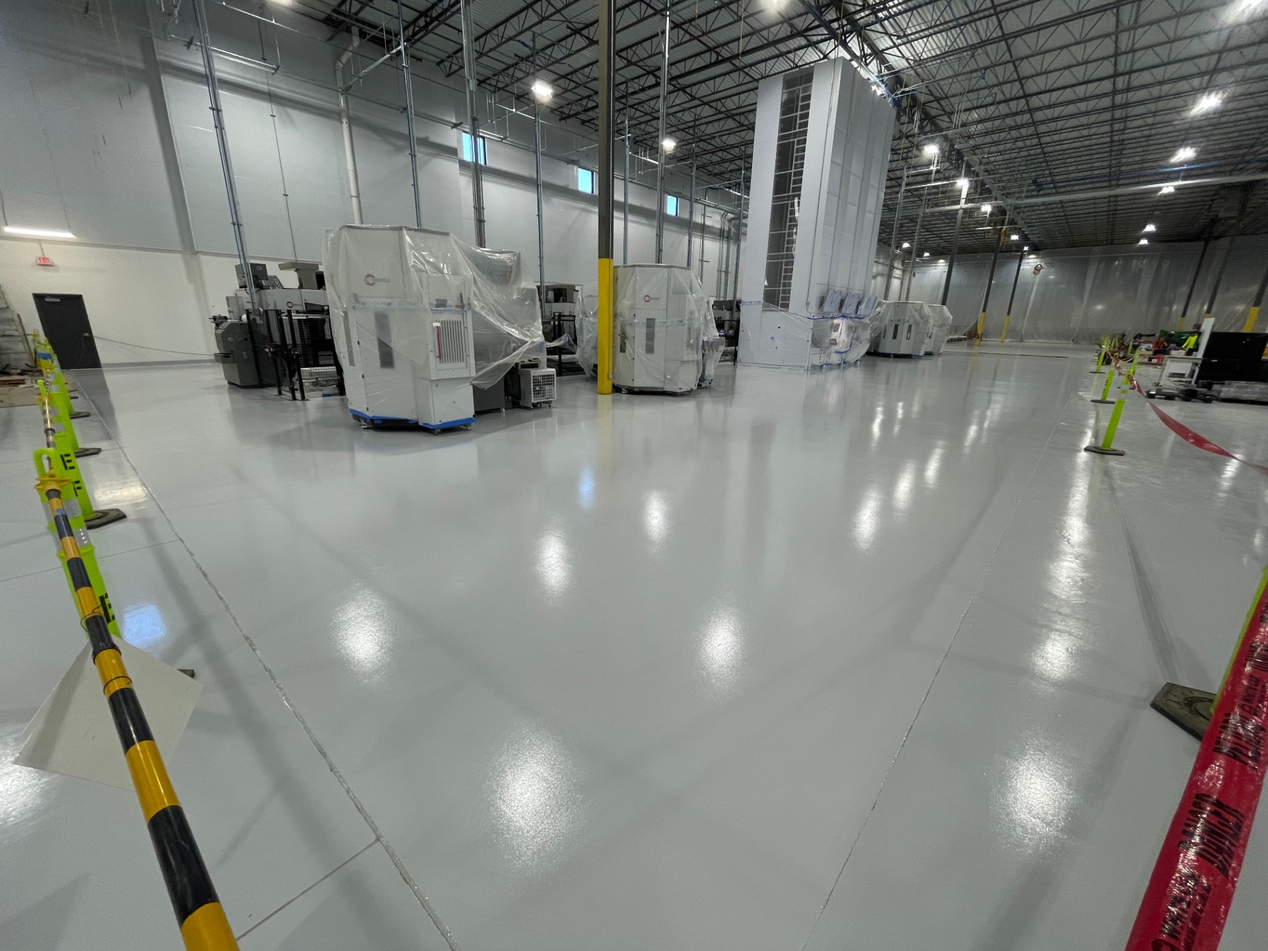 Commercial concrete coating